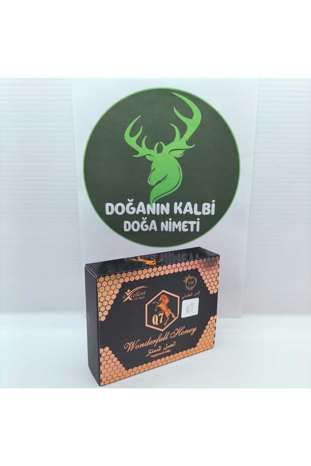 Q7 Wonderful Honey 12 Li Ballı Bitkisel Karışımlı  Afrodizyak Bal macun