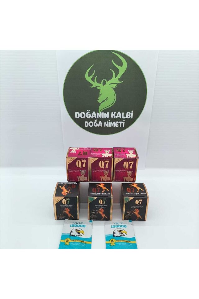 Q7 Macun 50 gr 3+3 Bay +  Mendil 2 adet ( )