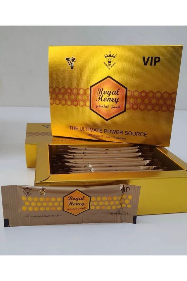 Vip Royal Honey Ballı Bitkisel Karışımlı Macun Enerji Stick 12 X 20 gr
