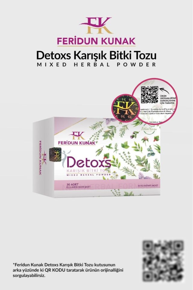 Feridun Kunak Detoxs Çayı 30 Günlük Detoks