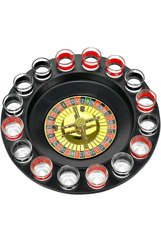 Rus Ruleti Drinking Roulette Shot Bardaklı Eğlenceli Oyun Seti