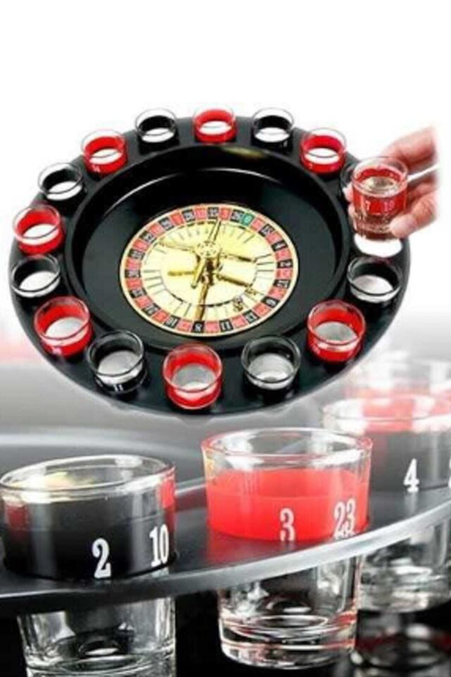 Eğlenceli Shot Bardakları ve Rulet Oyunu